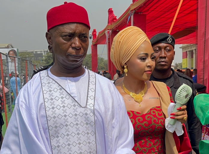 Glamour and politics unite! Regina Daniels and Ned Nwoko attend John Mahama's inauguration