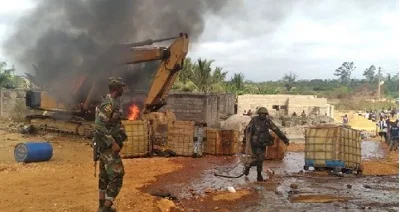 Soldiers Kill 8 Small-Scale Miners in Obuasi