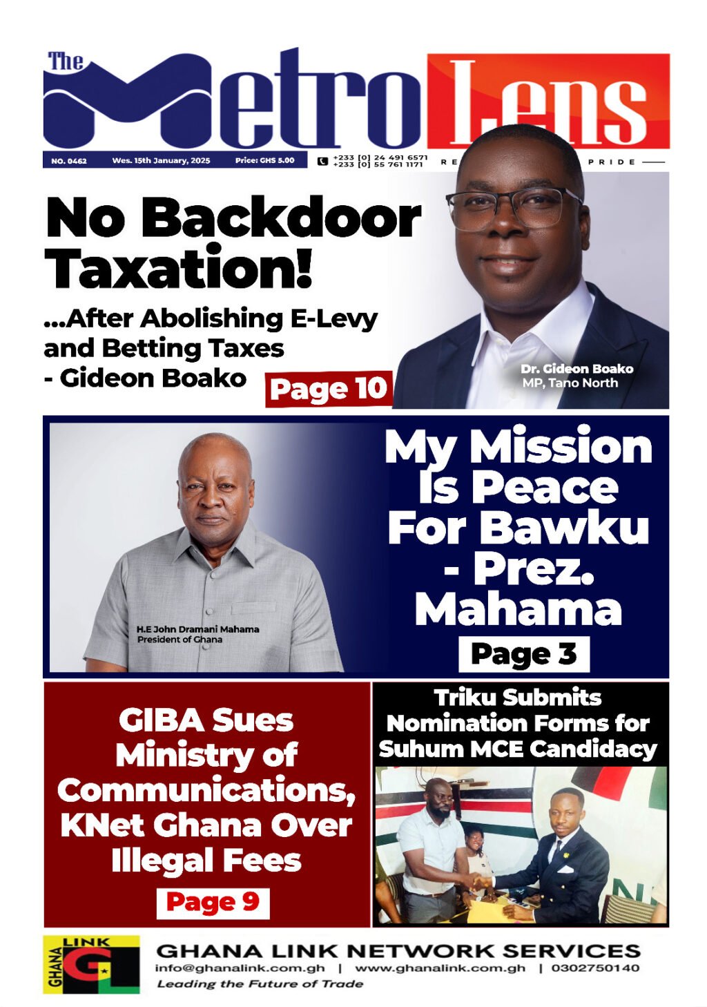 Today Newspaper headlines: January 15, 2025, Tuesday