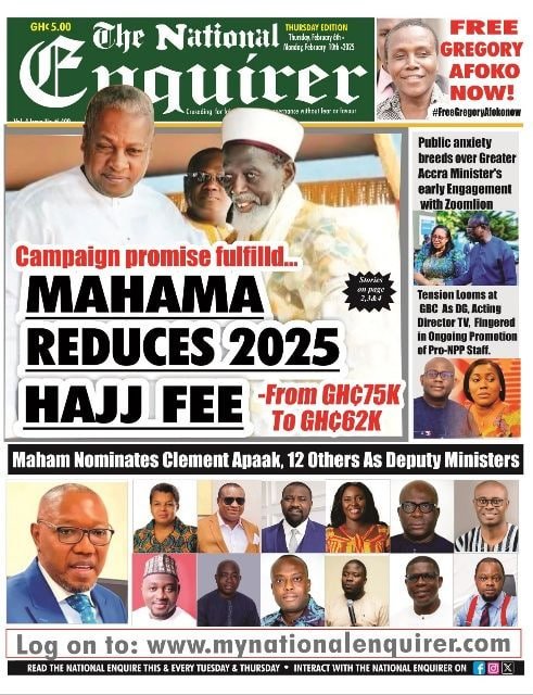 Today Newspaper headlines: February 6, 2025, Thursday