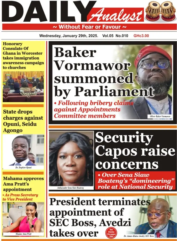 Today Newspaper headlines: January 29, 2025, wednesday